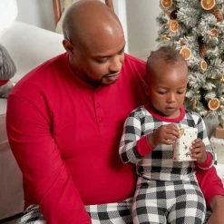 Gerber Holiday Family Pajamas Mens' Pajamas, 2-Piece -Cozy Nights Sales Store GUEST 84f9ff49 b9a8 45a5 89e2 b3b3f519d743