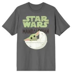 STAR WARS The Mandalorian Grogu Men's Two-Piece Short Sleeve Pajama Set