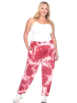 Women's Plus Size Tie Dye Harem Pants - White Mark -Cozy Nights Sales Store GUEST 85bc45d0 5308 4753 9f75 7bee95e1de2c