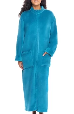 Women's Zip Up Fleece Robe, Soft Warm Plush Oversized Zipper Bathrobe -Cozy Nights Sales Store GUEST 86202fd0 5e43 47d8 9656 4027c15de110