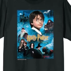 Harry Potter Men's Sleep Set With Navy Blue Short-Sleeve Tee And Charcoal Heather Drawstring Sleep Pants -Cozy Nights Sales Store GUEST 8658b5bd 8905 4bf1 ac13 07923b979b6c