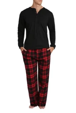 SLEEPHERO Men's Long Sleeve Flannel Pajama Set -Cozy Nights Sales Store GUEST 867087c4 f70f 423f b3b7 6d4041af7410