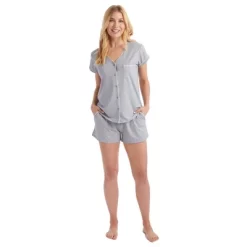Softies - Piper - Cap Sleeve Short PJ Set With Contrast Piping -Cozy Nights Sales Store GUEST 87ff4812 ce37 44eb a305 a6de8c0c1384