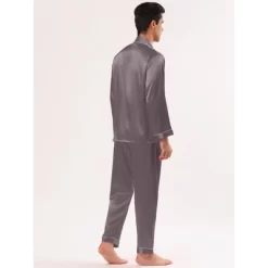 Lars Amadeus Men's Satin Pajama Sets Long Sleeve Loungewear Sleepwear V Neck Button Down Pjs Set 10 Lars Amadeus Men's Satin Pajama Sets Long Sleeve Loungewear Sleepwear V Neck Button Down Pjs Set -Cozy Nights Sales Store GUEST 8805d89a 24ff 4dec bc1c ac70469651b8