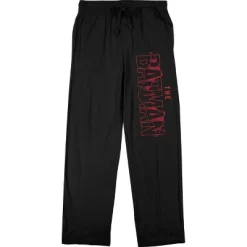 DC COMICS The Batman Movie Red Logo Men's Black Drawstring Sleep Pajama Pants -Cozy Nights Sales Store GUEST 890823e7 ec9f 4876 b53a e7820bfb93c9