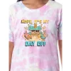 Nickelodeon SpongeBob SquarePants Womens' Nightgown Sleep Pajama Shirt Multicolored