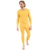 Leveret Mens Two Piece Boho Solid Color Thermal Pajamas