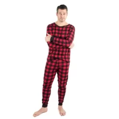 Leveret Mens Two Piece Cotton Plaid Christmas Pajamas -Cozy Nights Sales Store GUEST 89b5a6ee 43a4 422e 9568 a11bcfe8fa24