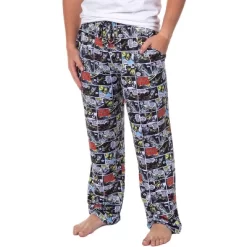 Star Wars Mens' Movie Film R2-D2 C-3PO Retro Comics Sleep Pajama Pants Multicolored -Cozy Nights Sales Store GUEST 8a2ef72d 1a58 434b b39b eff03ebf020b