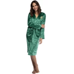 Harry Potter Womens Velvet Robe Hogwarts Houses -Cozy Nights Sales Store GUEST 8b36e41e 1334 4766 931f 90849dc3d81e