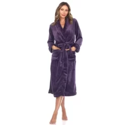 Women's Super Soft And Cozy Lounge Robe - White Mark 14 Women's Super Soft And Cozy Lounge Robe - White Mark -Cozy Nights Sales Store GUEST 8b76c966 c624 49b9 b33d 29716157cd56