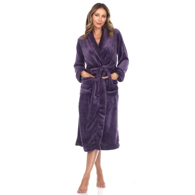 Women's Super Soft And Cozy Lounge Robe - White Mark 7 Women's Super Soft And Cozy Lounge Robe - White Mark - Image 7