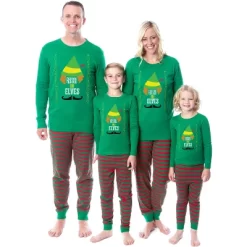 Elf The Movie Film Christmas Elves Tight Fit Family Pajama Set -Cozy Nights Sales Store GUEST 8bbb52fc 3e8a 41c4 933e 939fa6dedd37