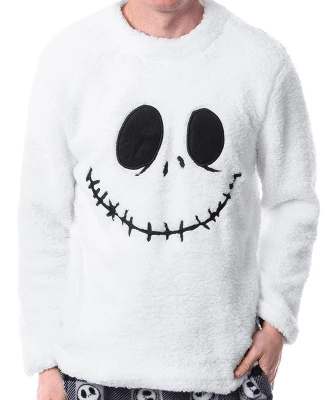 Nightmare Before Christmas Men's Jack Skellington Pajama Set With Socks 1 Nightmare Before Christmas Men's Jack Skellington Pajama Set With Socks