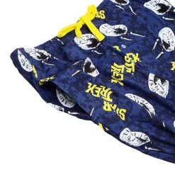 Star Trek Emblem And Lightning Bolts Men's Navy Sleep Pajama Pants