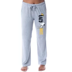 Peanuts Womens' Snoopy And Woodstock Lazy Days Sleep Pajama Pants Grey -Cozy Nights Sales Store GUEST 8f1a6e8e 5c4b 4fcf 9808 fcd33f96dc55