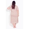 Women's Plus Size Ditsy Floral Nightdress - Dusty Pink | EVANS