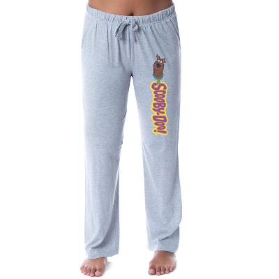 Scooby-Doo Womens' Scooby Logo Icon Classic Character Sleep Pajama Pants Grey 3 Scooby-Doo Womens' Scooby Logo Icon Classic Character Sleep Pajama Pants Grey - Image 3