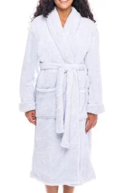 Women's Fuzzy Plush Fleece Winter Robe, Warm Soft Bathrobe For Her -Cozy Nights Sales Store GUEST 8fdd7441 a486 4168 bba5 5b0d11ca97d0
