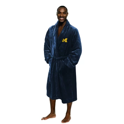 NCAA Michigan Wolverines Silk Touch Bathrobe 1 NCAA Michigan Wolverines Silk Touch Bathrobe