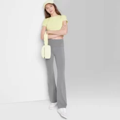 Women's High-Waisted Flare Leggings - Wild Fable™ Heather Gray -Cozy Nights Sales Store GUEST 90a4be30 da89 4939 a3a6 0aca3cbfb7c4