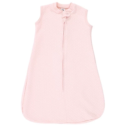 Hudson Baby Infant Girl Premium Quilted Sleeveless Sleeping Bag And Wearable Blanket, Pink Safari 2 Hudson Baby Infant Girl Premium Quilted Sleeveless Sleeping Bag And Wearable Blanket, Pink Safari - Image 2