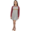 Juniors Harry Potter Hogwarts Houses Pajama Nightgown Raglan Sleep Shirt