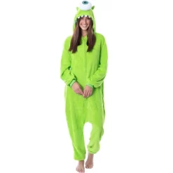 Disney Monsters Inc Adult Mike Wazowski Kigurumi Costume Union Suit Pajama Lime Green -Cozy Nights Sales Store GUEST 91d4c17e 99b6 4334 8469 926e2cff8728