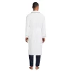 Lands' End Men's Calf Length Piped Turkish Terry Robe
