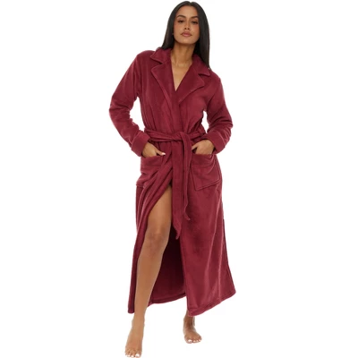 Women's Country Ranch Robe, Durable Warm No Pill Fleece, Anti Pill Winter Bathrobe, House Coat 3 Women's Country Ranch Robe, Durable Warm No Pill Fleece, Anti Pill Winter Bathrobe, House Coat - Image 3