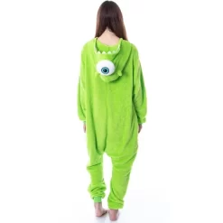 Disney Monsters Inc Adult Mike Wazowski Kigurumi Costume Union Suit Pajama Lime Green -Cozy Nights Sales Store GUEST 9305c306 829f 4b4b 9ab9 43812193a166