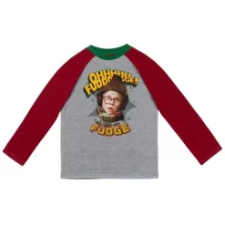 A CHRISTMAS STORY Pullover Pajama Shirt And Pants Sleep Set Little Kid To Big Kid