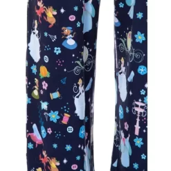Disney Womens' Princess Cinderella Bibbidi-Bobbidi-Boo Sleep Pajama Pants Black -Cozy Nights Sales Store GUEST 94bfee46 9f82 4438 8f02 1249cc137ede