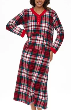 Women's Soft Warm Fleece Nightgown, Long Kaftan With Pockets For Winter -Cozy Nights Sales Store GUEST 94d7f4c8 2e8d 4e24 af0c e64e38a3a0b8
