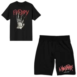A Nightmare On Elm Street Freddy Claws Men's Short Sleeve Shirt & Sleep Shorts Set -Cozy Nights Sales Store GUEST 957c4b00 1fd6 4446 847a dfe3606e9eba