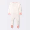 Baby 6pk Zip-Up Sleep N' Play - Cloud Island™ Brown