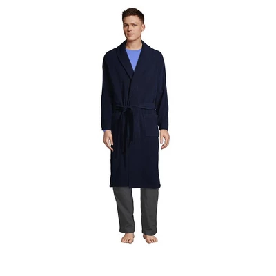 Lands' End Men's Fleece Robe 3 Lands' End Men's Fleece Robe - Image 3