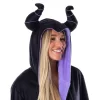 Disney Villains Women's Maleficent Costume Fleece Plush Robe Bathrobe