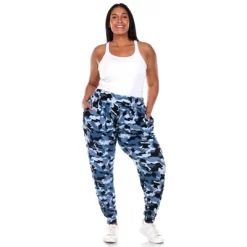 Plus Size Camo Harem Pants - White Mark -Cozy Nights Sales Store GUEST 991b1f4e 15d8 48cc 9dae 2ae6f9c87b3b