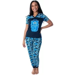Disney Women's Monsters Inc. Monsters University 2 Piece Jogger Pajama Set Blue -Cozy Nights Sales Store GUEST 995a973e 43a2 4d4f 846c 02d6a98f93f8