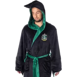 Harry Potter Adult Fleece Plush Hooded Robe