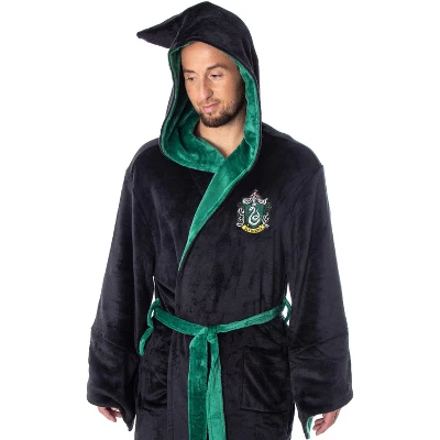 Harry Potter Adult Fleece Plush Hooded Robe 1 Harry Potter Adult Fleece Plush Hooded Robe