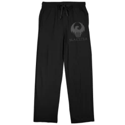 Fantastic Beasts M.A.C. U.S.A. Eagle Crest Men's Black Sleep Pajama Pants -Cozy Nights Sales Store GUEST 9bbb75fb e5ff 4330 b6d7 3f9ae89e8e6f
