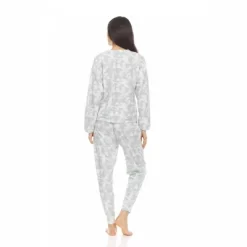 Bearpaw Women's Long Sleeve V-Neck Top With Jogger Pants, 2-Piece Set For Women -Cozy Nights Sales Store GUEST 9bcce53f d8d7 4ab8 a38b 7dc000f0ffad