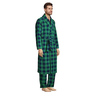 Lands' End Men's Fleece Robe 2 Lands' End Men's Fleece Robe - Image 2