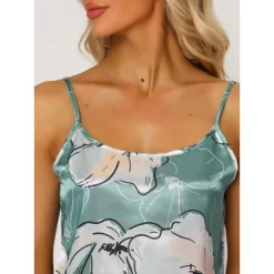Cheibear Women's Satin Sleepwear Floral Loungewear Cami With Shorts Pajama Set -Cozy Nights Sales Store GUEST 9d7efe7b 9337 47cc 9e91 d88803d07fe0