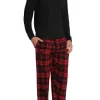 SLEEPHERO Men's Long Sleeve Flannel Pajama Set
