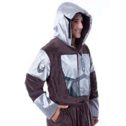 Star Wars Adult The Mandalorian Costume Fleece Robe Bathrobe For Men Women Brown -Cozy Nights Sales Store GUEST 9e4b4119 6d49 48b5 b566 e76ab8242ce2