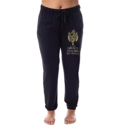 Game Of Thrones House Of The Dragon Womens' Sleep Jogger Pajama Pants Black -Cozy Nights Sales Store GUEST 9e5203f4 1245 49be b753 0437964d84cc