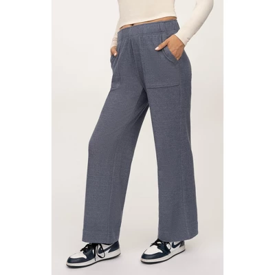 90 Degree By Reflex Marled Pique Daisy Wide Leg Pant With Side Pockets 1 90 Degree By Reflex Marled Pique Daisy Wide Leg Pant With Side Pockets